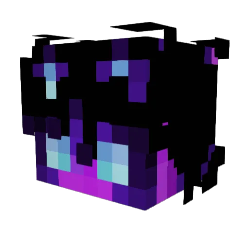 DragonMeya Minecraft avatar head, 3D render