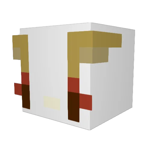 DragonMoth11 Minecraft avatar head, 3D render