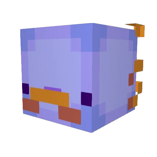 DragonNation Minecraft avatar head, 3D render