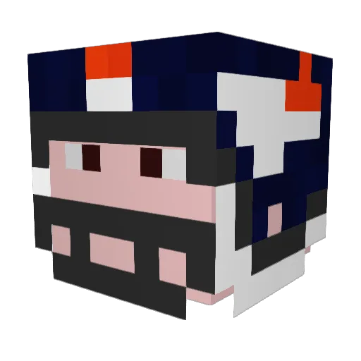 DragonPandaLucky Minecraft avatar head, 3D render