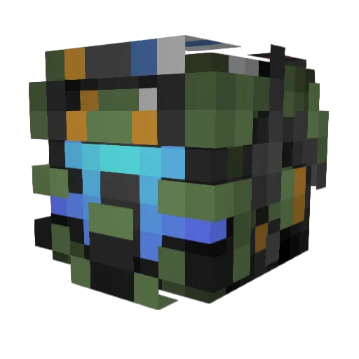 DragonSlayerfx Minecraft avatar head, 3D render