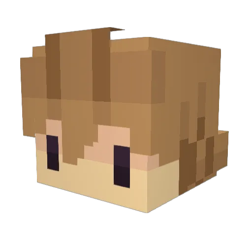 DragonSlaying50 Minecraft avatar head, 3D render
