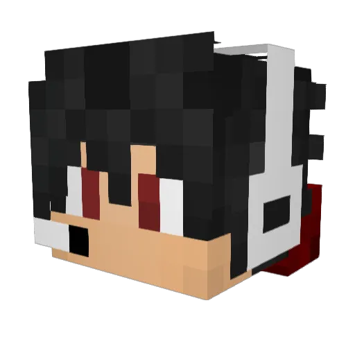 DragonSn1per Minecraft avatar head, 3D render