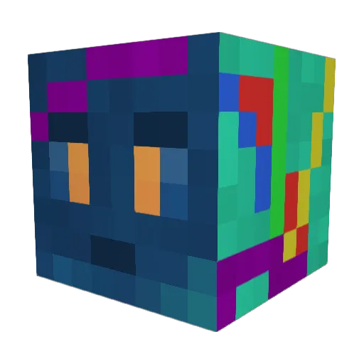 DragonSpirritty Minecraft avatar head, 3D render