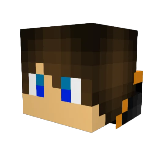 DragonTendroryt Minecraft avatar head, 3D render