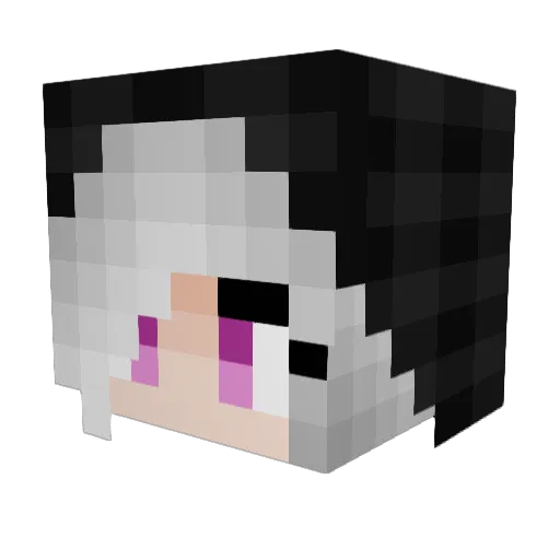 DragonVienn Minecraft avatar head, 3D render