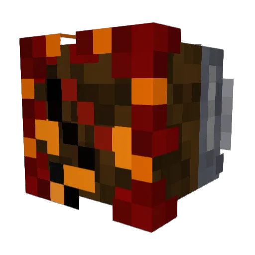 DragonWolf51 Minecraft avatar head, 3D render
