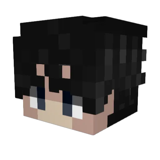 Dragon_760 Minecraft avatar head, 3D render