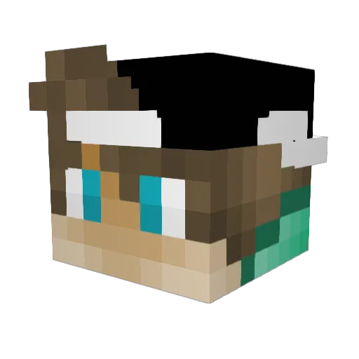 Dragon_81 Minecraft avatar head, 3D render