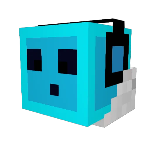 Dragon_8787 Minecraft avatar head, 3D render