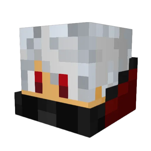 Dragon_Angel Minecraft avatar head, 3D render