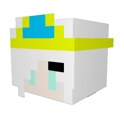Dragon_Breizy Minecraft avatar head, 3D render