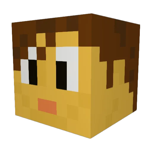 Dragon_Donner Minecraft avatar head, 3D render
