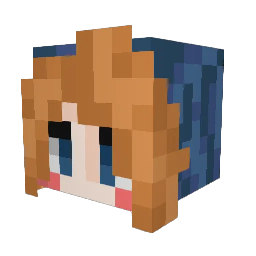 Dragon_Fire1864 Minecraft avatar head, 3D render