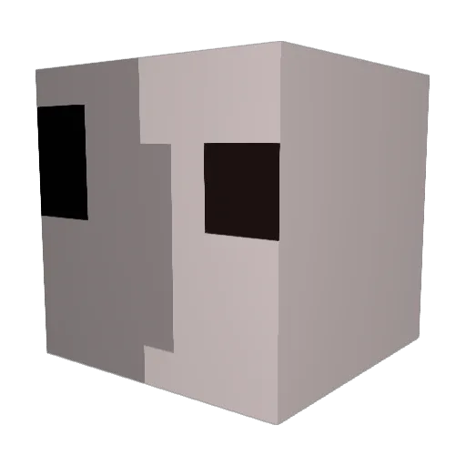 Dragon_Fish Minecraft avatar head, 3D render