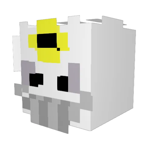 Dragon_GG_ Minecraft avatar head, 3D render