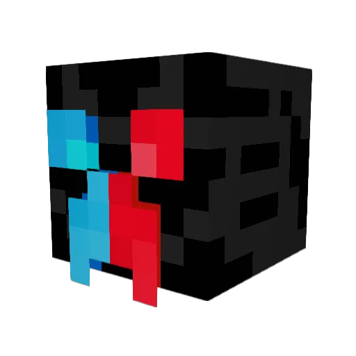 Dragon_Galactiqu Minecraft avatar head, 3D render