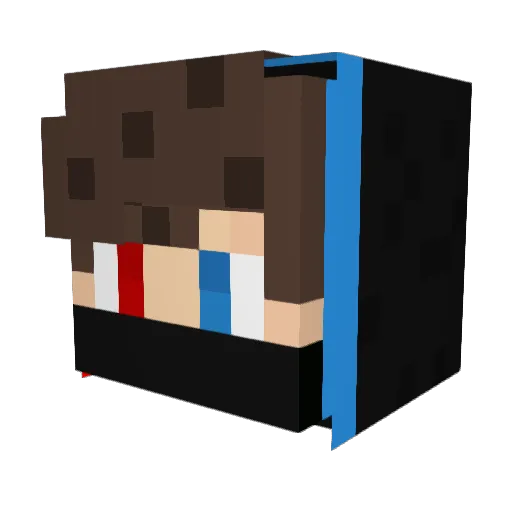 Dragon_Gamer01 Minecraft avatar head, 3D render