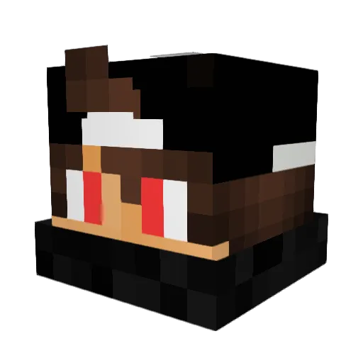Dragon_Gaming_R Minecraft avatar head, 3D render