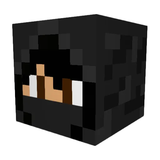 Dragon_Hooder Minecraft avatar head, 3D render