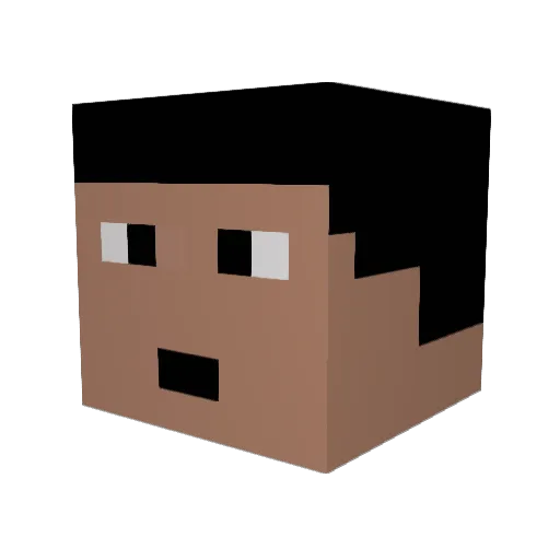Dragon_ID Minecraft avatar head, 3D render
