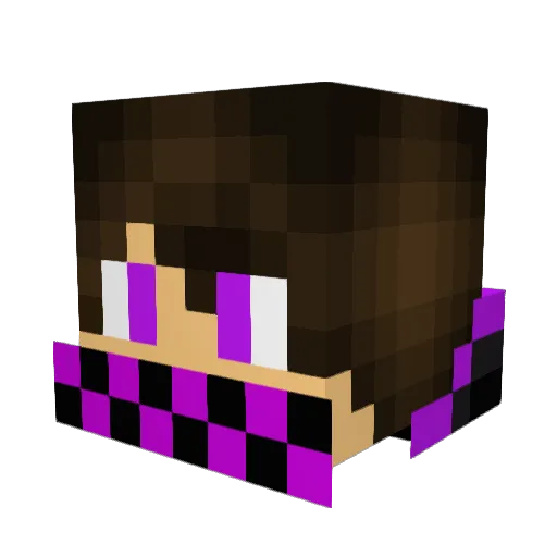 Dragon_KIT Minecraft avatar head, 3D render