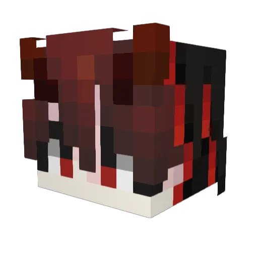 Dragon_Loong Minecraft avatar head, 3D render