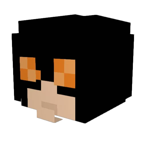 Dragon_Moth Minecraft avatar head, 3D render