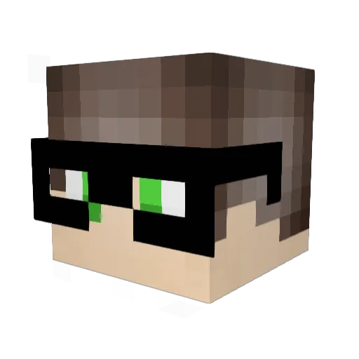 Dragon_Stealer Minecraft avatar head, 3D render