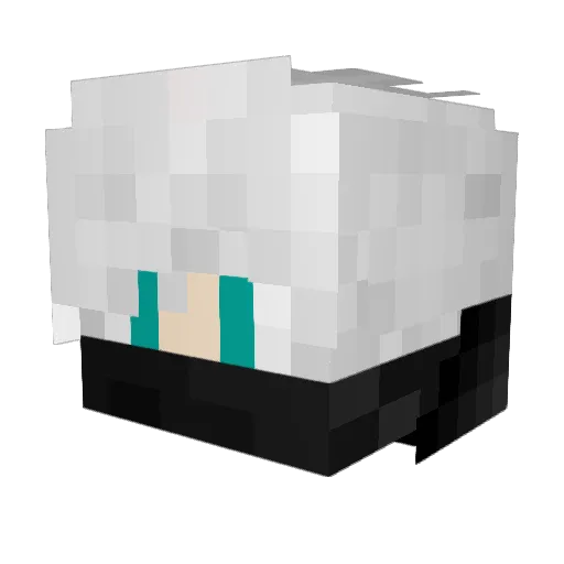 Dragon_XD_07 Minecraft avatar head, 3D render