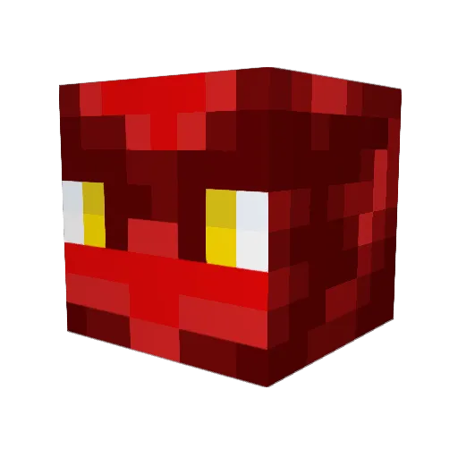 Dragon_dragneel Minecraft avatar head, 3D render