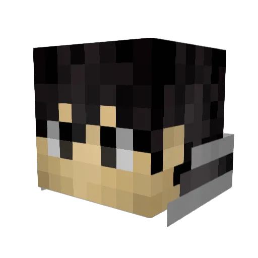 Dragon_fire21 Minecraft avatar head, 3D render