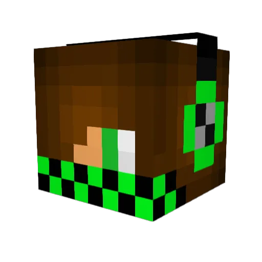 Dragonbeast250 Minecraft avatar head, 3D render