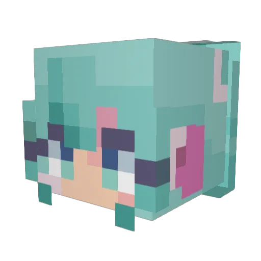 Dragonblad72773 Minecraft avatar head, 3D render