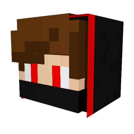 Dragonborn0153 Minecraft avatar head, 3D render