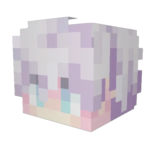 Dragonborn283 Minecraft avatar head, 3D render
