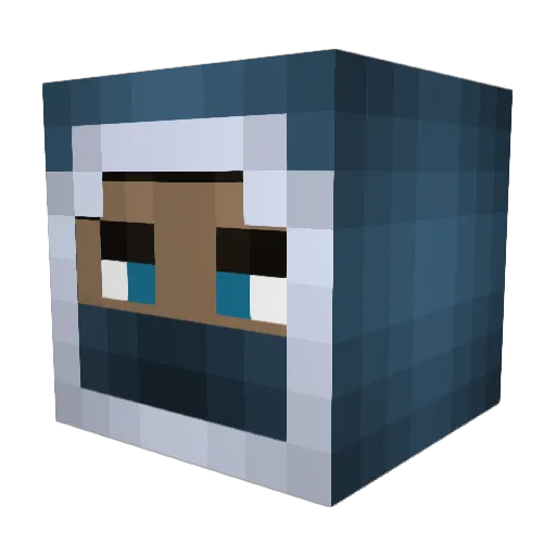 Dragonborn_357 Minecraft avatar head, 3D render