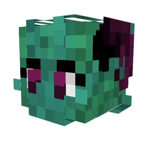 Dragonborn__ Minecraft avatar head, 3D render