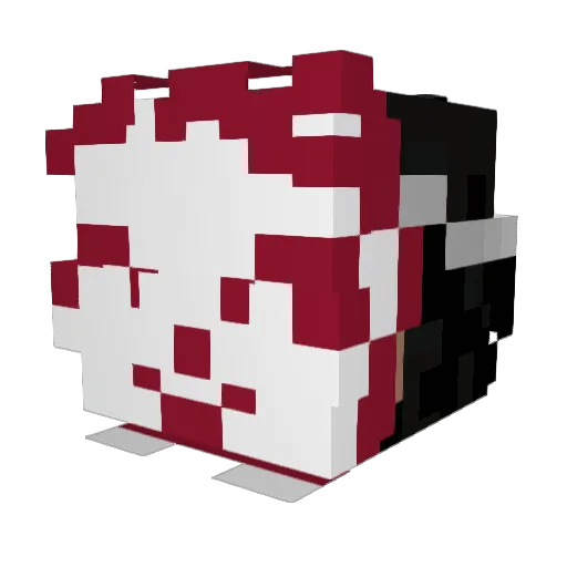 Dragonborn__V Minecraft avatar head, 3D render