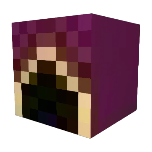 Dragonboy520 Minecraft avatar head, 3D render