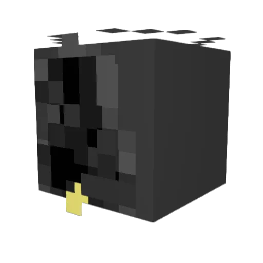 Dragoncoolblast Minecraft avatar head, 3D render