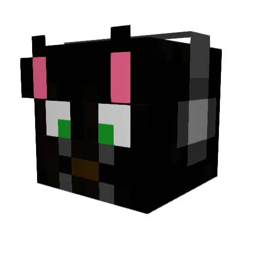 Dragondetective Minecraft avatar head, 3D render