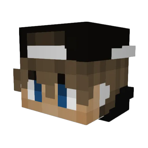 Dragoneye010 Minecraft avatar head, 3D render