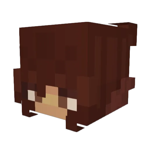 Dragoneye095 Minecraft avatar head, 3D render