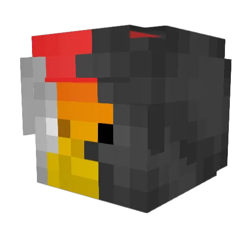 Dragoneye16 Minecraft avatar head, 3D render