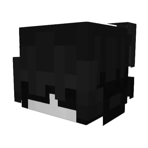 Dragonfae Minecraft avatar head, 3D render