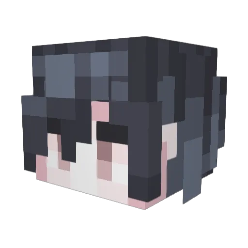 Dragonfern_x Minecraft avatar head, 3D render