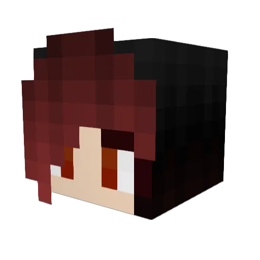 Dragongoddes02 Minecraft avatar head, 3D render