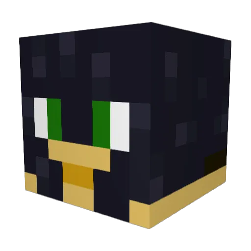 Dragonhead1025 Minecraft avatar head, 3D render