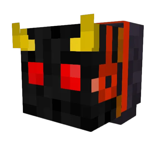 Dragonic_Bacon Minecraft avatar head, 3D render